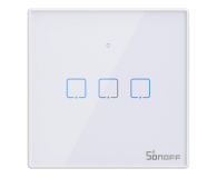 Sonoff Dotykowy włącznik światła WiFi + RF 433 T2 EU TX (3-kanałowy - 1489980 - zdjęcie 3